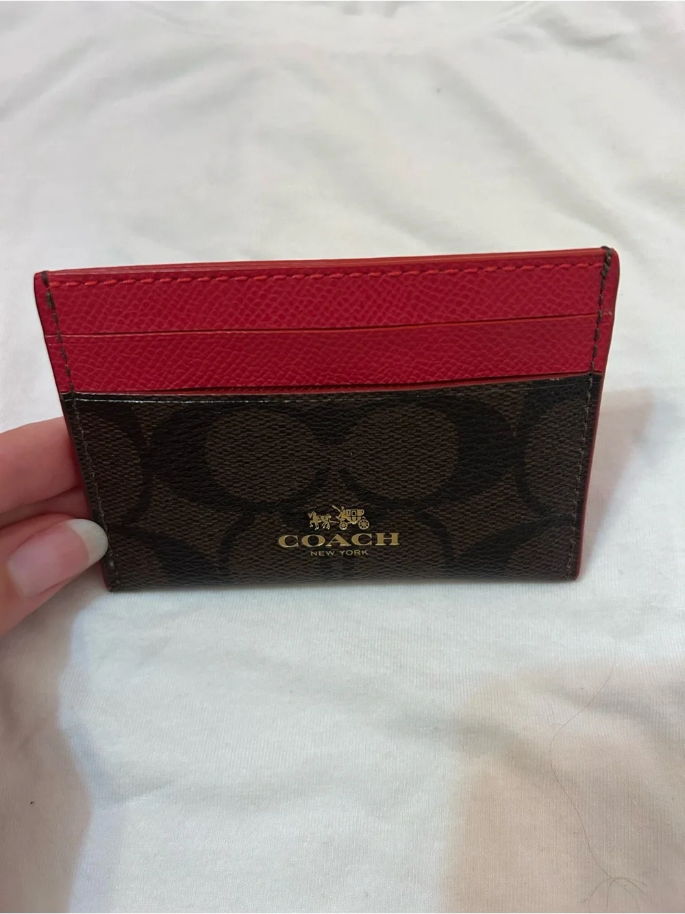 Coach slim card